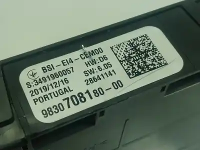 Автозапчасти б/у блок реле/предохранителей за peugeot 208 ii (ub_, up_, uw_, uj_) e-208 ссылки oem iam 1656268180  9830708180