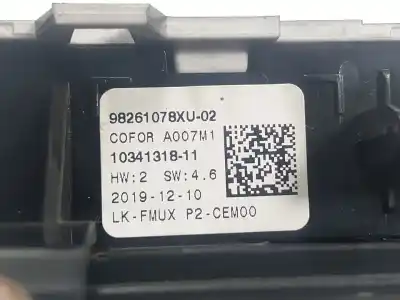 Автозапчасти б/у многофункциональное управление за peugeot 208 ii (ub_, up_, uw_, uj_) e-208 ссылки oem iam 98261078xu  98261078