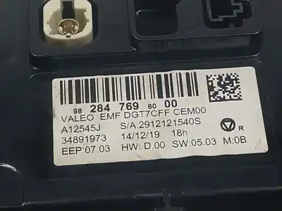 Автозапчасти б/у многофункциональный дисплей за peugeot 208 ii (ub_, up_, uw_, uj_) e-208 ссылки oem iam 9824617380  982847698000