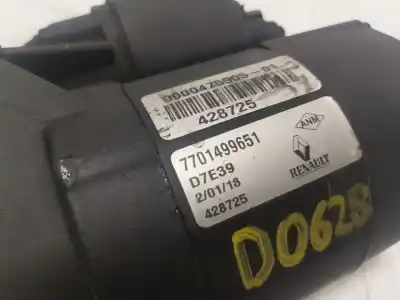 Second-hand car spare part starter motor for dacia logan ii 1.2 oem iam references 7701499651  7701499651