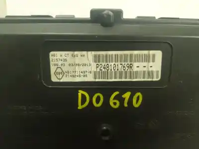 Автозапчастина б/у панель інструментів для renault kangoo / grand kangoo ii (kw0/1_) 1.5 dci 75 (kw07, kw10, kw04) посилання на oem iam 248101769r  248101769r