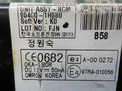 Second-hand car spare part electronic module for kia cee´´d emotion oem iam references 954001h580  954001h580