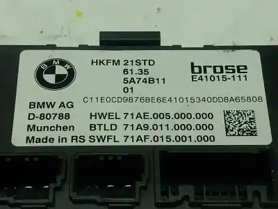 Second-hand car spare part electronic module for bmw x1 (u11) sdrive 18 i oem iam references 61355a74b11  61355a74b11