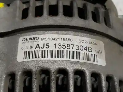 Автозапчастина б/у генератор для opel astra k (b16) 1.6 cdti (68) посилання на oem iam 13587304  13587304b