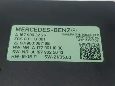 Автозапчастина б/у електронний модуль для mercedes clase a berlina (bm 177) * посилання на oem iam a1679003226  a1679003226