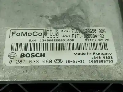 Pezzo di ricambio per auto di seconda mano centralina motore per ford c-max ii (dxa/cb7, dxa/ceu) 1.5 tdci riferimenti oem iam 1873891  f1d112a650ada