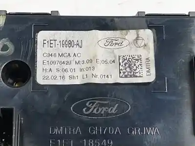 Pezzo di ricambio per auto di seconda mano controllo riscaldamento / aria condizionata per ford c-max ii (dxa/cb7, dxa/ceu) 1.5 tdci riferimenti oem iam 2149908  f1et19980aj