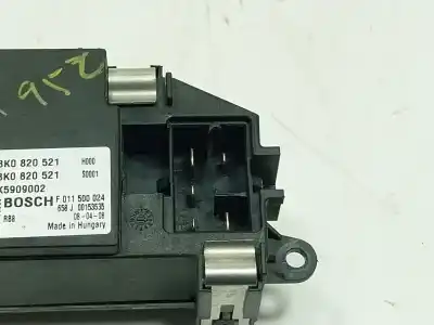 Автозапчасти б/у сопротивление нагреву за audi a4 b8 (8k2) 1.8 tfsi ссылки oem iam 8k0820521b  8k0820521