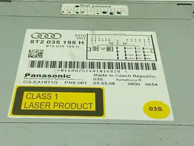Автозапчастина б/у аудіо система / радіо cd для audi a4 b8 (8k2) 1.8 tfsi посилання на oem iam   8t2035195