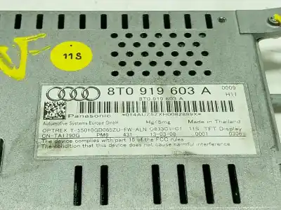 Автозапчасти б/у многофункциональный дисплей за audi a4 b8 (8k2) 1.8 tfsi ссылки oem iam 8t0919603a  8t0919603a