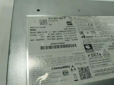 Автозапчасти б/у gps-навигационная система за cupra leon (kl1) 1.5 etsi ссылки oem iam 5fa035862r  5fa035862p