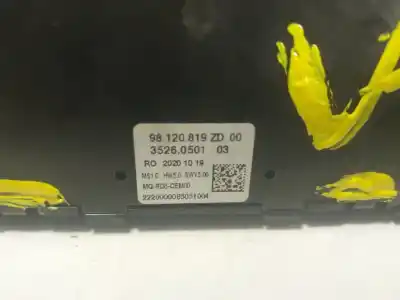 Автозапчасти б/у многофункциональное управление за citroen jumpy furgón (v_) 1.5 bluehdi 120 ссылки oem iam 98120819zd  98120819zd