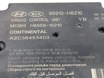 Recambio de automóvil de segunda mano de centralita airbag para kia stonic (yb) 1.2 cvvt referencias oem iam 95910h8210  95910h8210