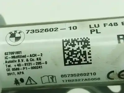 Автозапчастина б/у передня права подушка безпеки для bmw x1 (f48) sdrive 18 d посилання на oem iam 72127352602  735260210