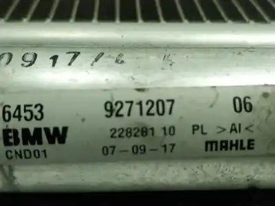 Автозапчасти б/у конденсатор кондиционера воздуха за bmw x1 (f48) sdrive 18 d ссылки oem iam 64539271207  927120706
