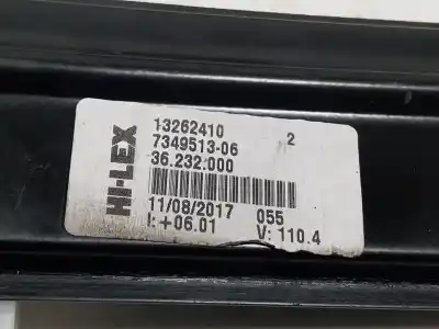 Автозапчастина б/у регулятор вікна передній лівий для bmw x1 (f48) sdrive 18 d посилання на oem iam 51337434785  734951305