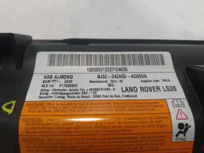 Автозапчасти б/у передняя левая боковая подушка безопасности за land rover range rover evoque (l538) 2.2 d 4x4 ссылки oem iam lr026035  bj32042a00ac