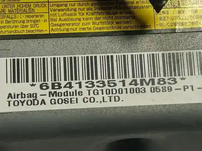 Автозапчасти б/у передняя левая боковая подушка безопасности за toyota prius (_w3_) 1.8 hybrid (zvw3_) ссылки oem iam   6b4133514m83