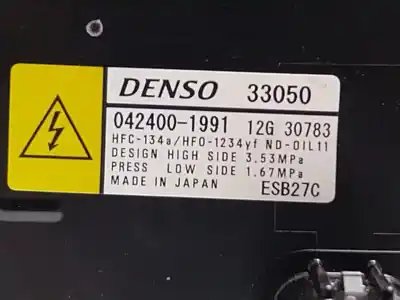 Автозапчасти б/у компрессор кондиционера воздуха за lexus nx ii (_a2_, _h2_) 350h (aazh20) ссылки oem iam 8837033051  0424001991