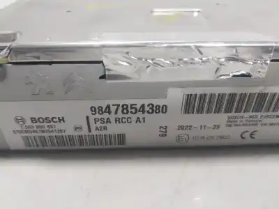 Second-hand car spare part audio system / radio cd for opel corsa f 1.2 (68) oem iam references   9847854380