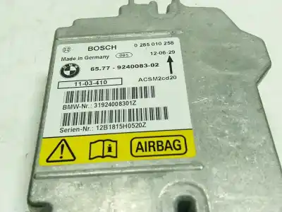 Peça sobressalente para automóvel em segunda mão centralina de airbag por bmw x6 (e71, e72) m 50 d referências oem iam 65779240083  924008302