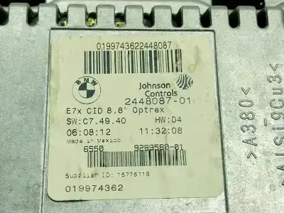 Tweedehands auto-onderdeel multifunctioneel display voor bmw x6 (e71, e72) m 50 d oem iam-referenties 65509289580  244808701