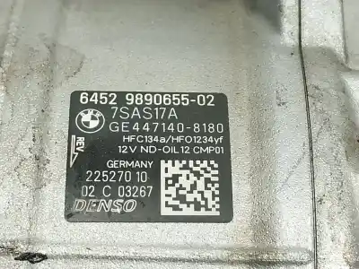Pezzo di ricambio per auto di seconda mano compressore aria condizionata per bmw x5 (g05, f95) xdrive 40 i riferimenti oem iam 64529890655  989065502
