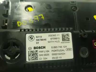 Автозапчастина б/у панель інструментів для bmw x5 (g05, f95) xdrive 40 i посилання на oem iam 62105b4a589  9878646