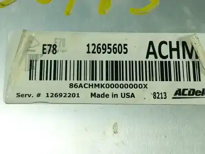 Second-hand car spare part ecu engine control for opel corsa e (x15) 1.4 (08, 68) oem iam references 12692201  12692201