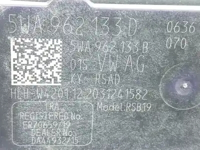 Peça sobressalente para automóvel em segunda mão módulo eletrônico por volkswagen id.3 (e11) pro referências oem iam 5wa962133d  5wa962133d