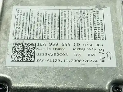 Pezzo di ricambio per auto di seconda mano centralina airbag per volkswagen id.3 (e11) pro riferimenti oem iam 1ea959655cd  1ea959655cd