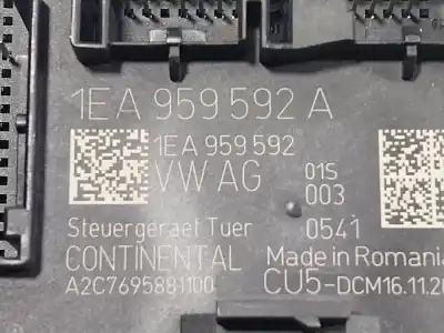 Second-hand car spare part electronic module for volkswagen id.3 (e11) pro oem iam references 1ea959592a  1ea959592a