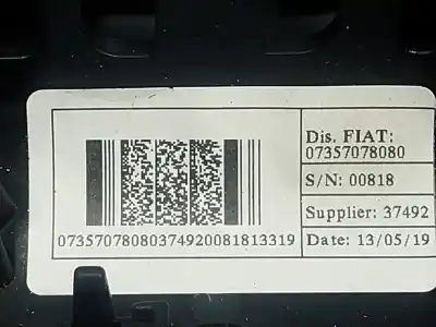 Second-hand car spare part steering wheel for jeep renegade suv (bu, b1, bv) 1.0 t-gdi oem iam references   07357078080