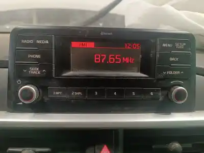 Second-hand car spare part audio system / radio cd for kia picanto iii (ja) 1.0 lpg oem iam references 96150g6280asb  96150g6280asb