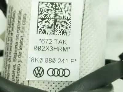 Pezzo di ricambio per auto di seconda mano airbag lato anteriore sinistro per audi a4 b8 (8k2) 1.8 tfsi quattro riferimenti oem iam 8k0880241f  8k0880241f