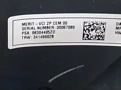 Автозапчастина б/у кермо для citroen c4 cactus 1.2 thp 110 посилання на oem iam 98031272yc  98303131
