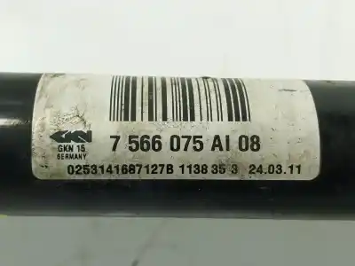 Second-hand car spare part rear left transmission for bmw 7 (f01, f02, f03, f04) 740 d xdrive oem iam references 33207566075  756607508