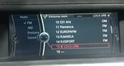Second-hand car spare part multifunction display for bmw 7 (f01, f02, f03, f04) 740 d xdrive oem iam references 65509268709  924181801