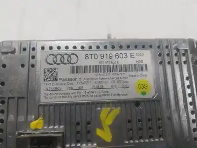 Second-hand car spare part multifunction display for audi q5 (8rb) 2.0 tdi quattro oem iam references 8t0919603e  8t0919603e