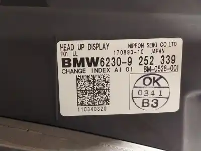 Peça sobressalente para automóvel em segunda mão quadrante por bmw 7 (f01, f02, f03, f04) 740 d xdrive referências oem iam 62309395581  9252339