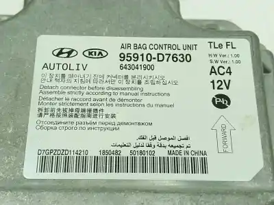 Tweedehands auto-onderdeel airbag besturingseenheid voor hyundai tucson (tl, tle) 1.6 gdi oem iam-referenties 95910d7630  95910d7630