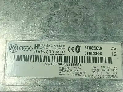 Автозапчастина б/у електронний модуль для audi a4 b8 (8k2) 2.0 tdi посилання на oem iam 8t0862335f  8t0862335b