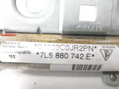Автозапчасти б/у передняя правая подушка безопасности за porsche cayenne (typ 9pa) 4.5 v8 cat ссылки oem iam 95580307002  7l5880742e