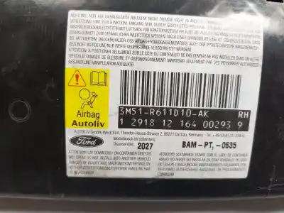 Автозапчасти б/у подушка безопасности передняя правая за ford kuga i 2.0 tdci ссылки oem iam 1545161  3m51r611d10ak