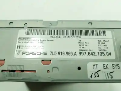 Second-hand car spare part gps navigation system for porsche cayenne (typ 9pa) 4.5 v8 cat oem iam references 99764213702  7l5919969a