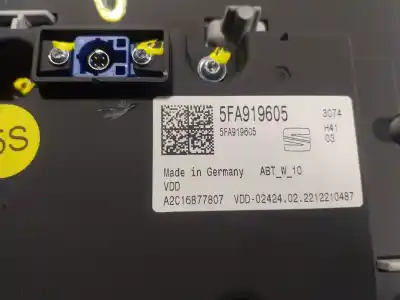 Pezzo di ricambio per auto di seconda mano display multifunzione per cupra formentor (km7) 1.5 tsi riferimenti oem iam 5fa919605041  5fa919605