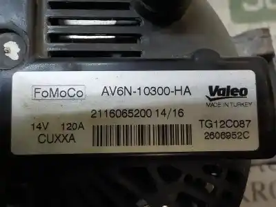 Автозапчастина б/у генератор для ford fiesta (ccn) trend посилання на oem iam 2265722  av6n10300ha
