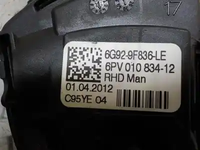 Second-hand car spare part accelerator pedal for ford galaxy (ca1) trend (02.2010->) oem iam references 2137493  6g929f836le