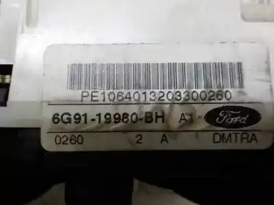 Second-hand car spare part heating / air conditioning control panel for ford galaxy (ca1) trend (02.2010->) oem iam references 1868783  6g9119980bh