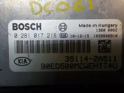 Tweedehands auto-onderdeel ecu motorcontroller voor kia cee´´d emotion oem iam-referenties 391142a511 0281017218 391142a511